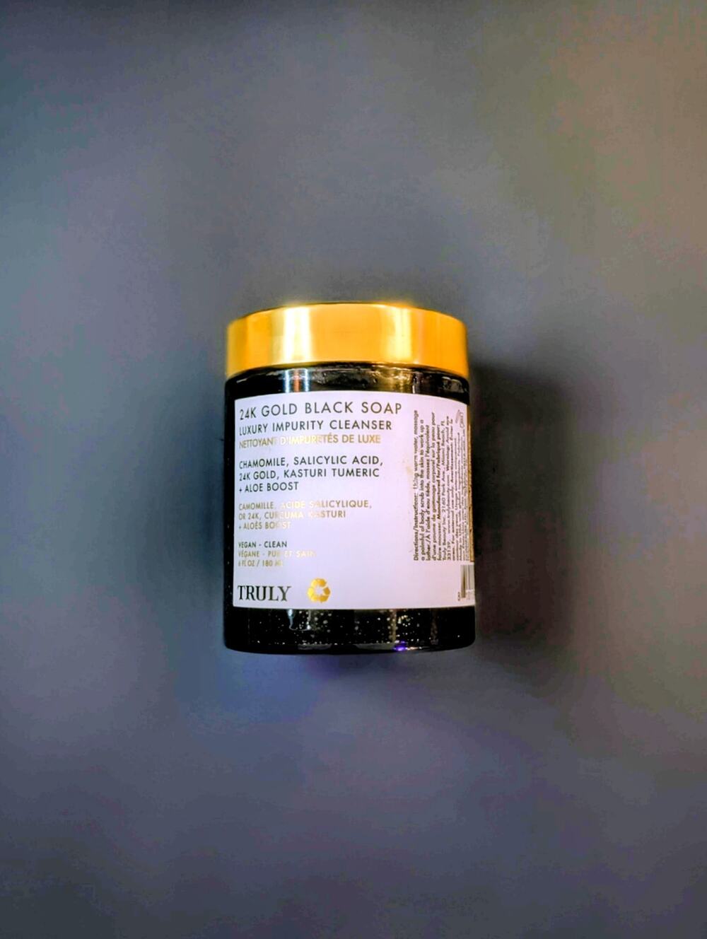 Truly 24K Gold Black Soap